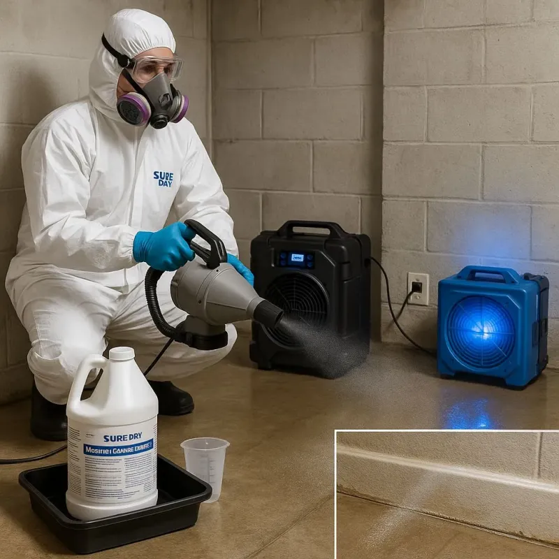 Sanitization and Odor Removal process in Liberty, SC