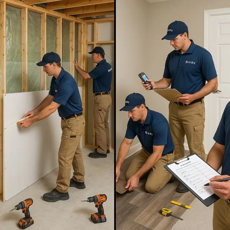 Repairs and Reconstruction process in Liberty, SC